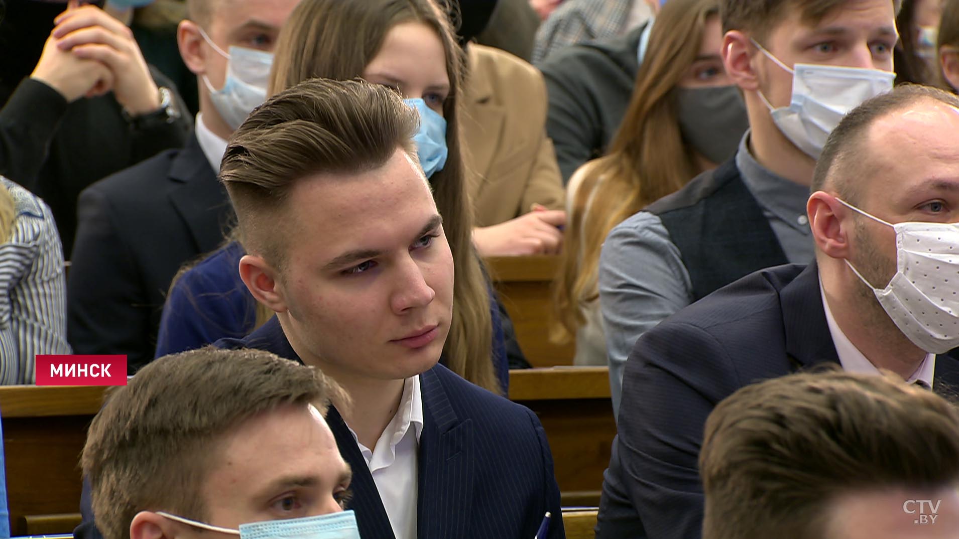 Александр Лукашенко в БГУ: никакой постановки быть не должно, мы собрались, чтобы откровенно поговорить-4