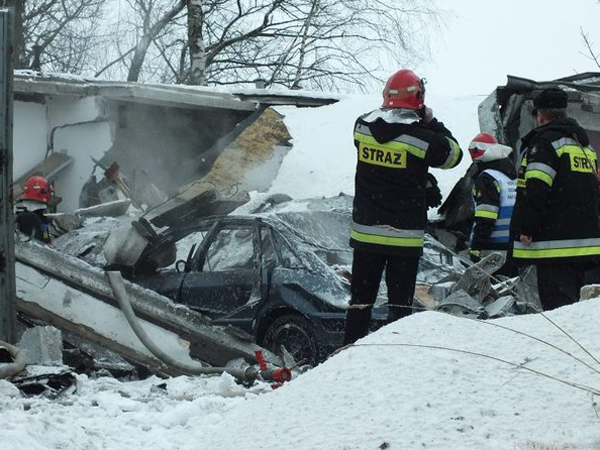 Гараж с топливом взорвался в Польше. Серьёзно пострадал 22-летний белорус