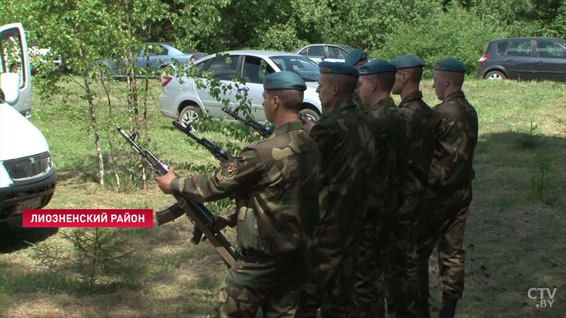 Они участвовали в освобождении Лиозно. На Витебщине перезахоронили останки 36 красноармейцев-1