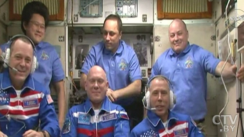 Пилотируемый корабль «Союз», в составе которого космонавт белорусского происхождения Олег Артемьев, пристыковался к МКС -7