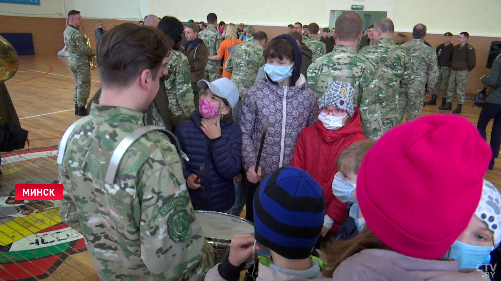 В гостях у спецназа. Воспитанники Руденской школы-интерната побывали в войсковой части 3214-1