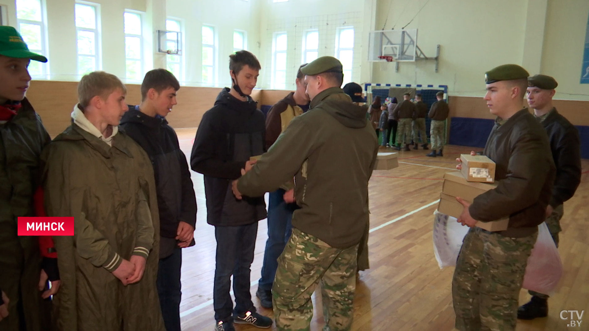 В гостях у спецназа. Воспитанники Руденской школы-интерната побывали в войсковой части 3214-26