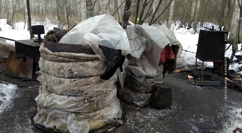 В Молодечненском районе неизвестные организовали спиртзавод прямо посреди леса-1