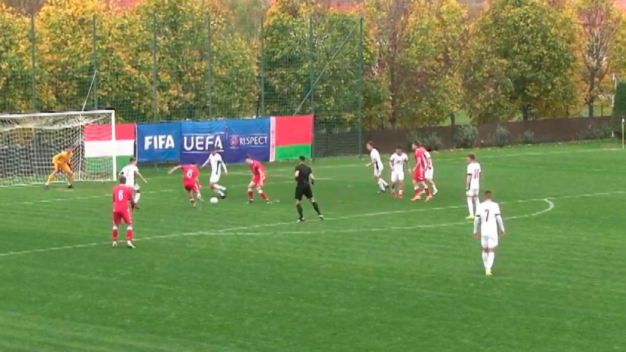 Футбол. Сборная Беларуси U-16 сыграла вничью с Венгрией в товарищеском матче