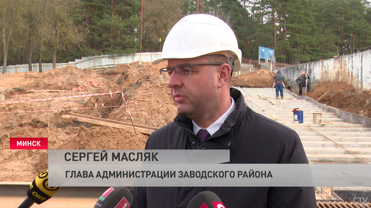 Владимир Кухарев посетил стройплощадку стадиона «Трактор»-4 Владимир Кухарев посетил стройплощадку стадиона «Трактор»-4