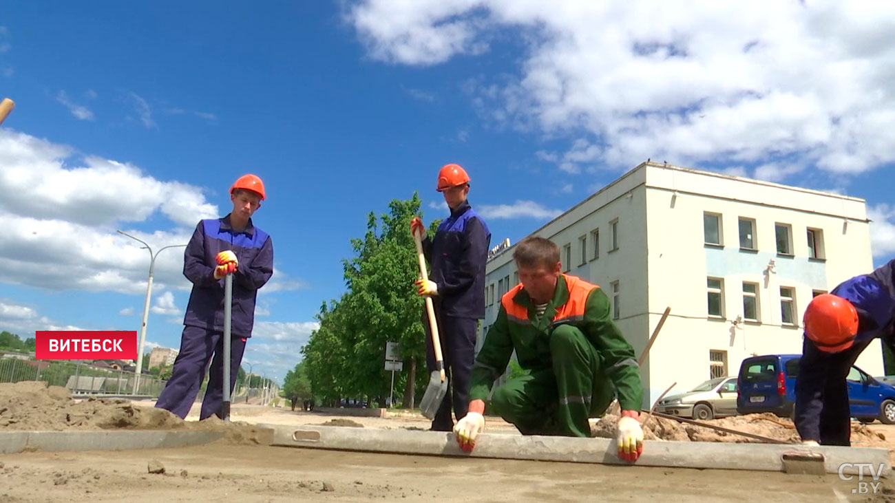 У студентов начался трудовой семестр. Чем занимаются стройотряды в Витебске?-1