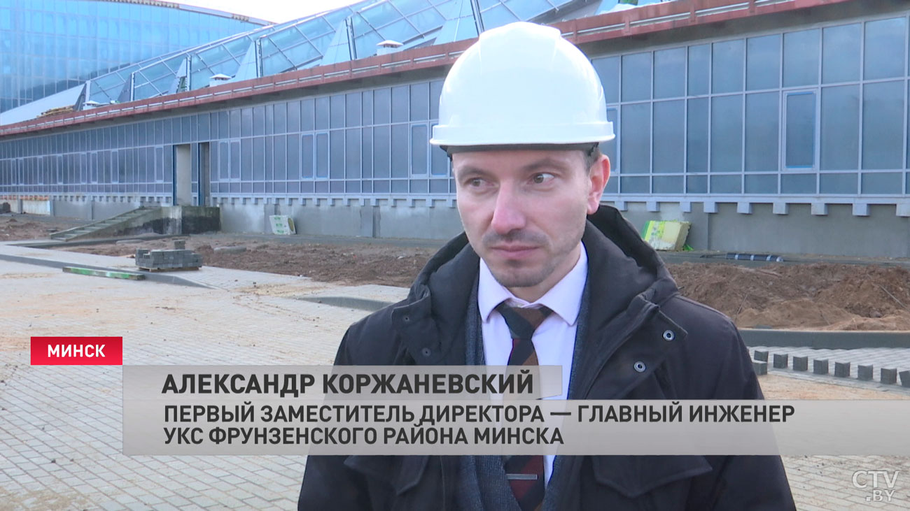 Строительство комплекса теннисных кортов во Фрунзенском районе завершено на 75%-7