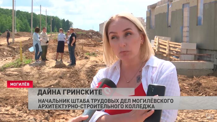 «Хотелось бы заработать денежку, чтобы пойти учиться на права». Побывали на молодёжной стройке в Могилёве-10