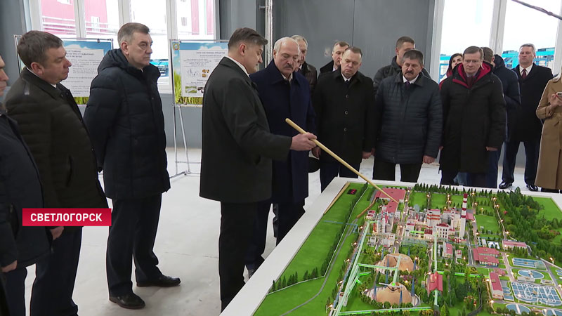 «Вам надо возвращать кредит, который вы взяли». Подробности рабочей поездки Президента в Светлогорск -22