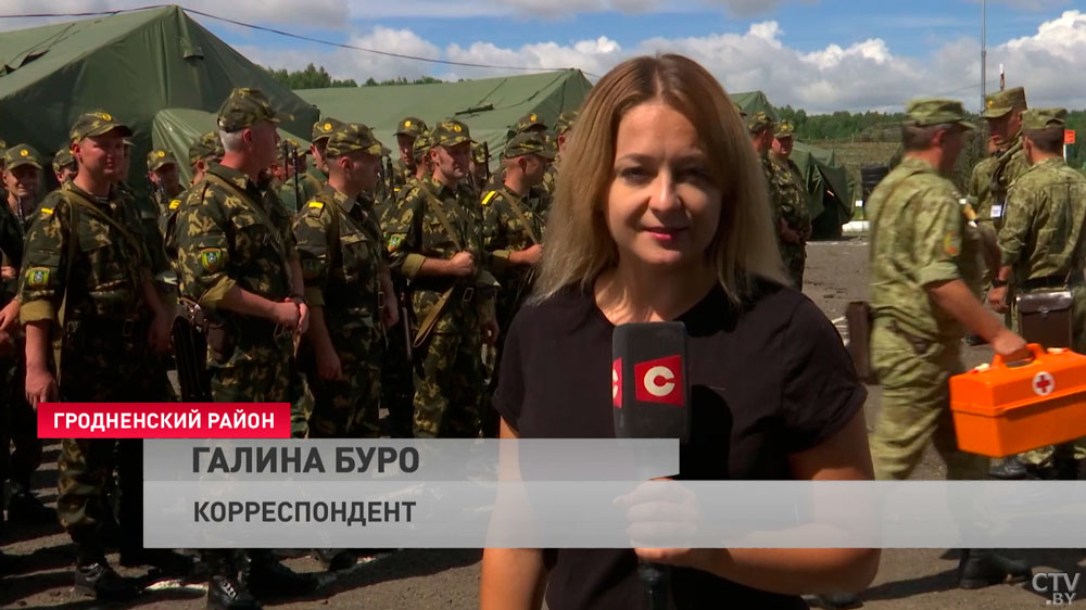 «Чтение» следов и задержание нарушителей на границе. Какие навыки отрабатывают военнообязанные на учении под Гродно?-1