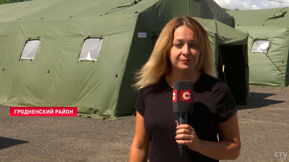 «Чтение» следов и задержание нарушителей на границе. Какие навыки отрабатывают военнообязанные на учении под Гродно?-21