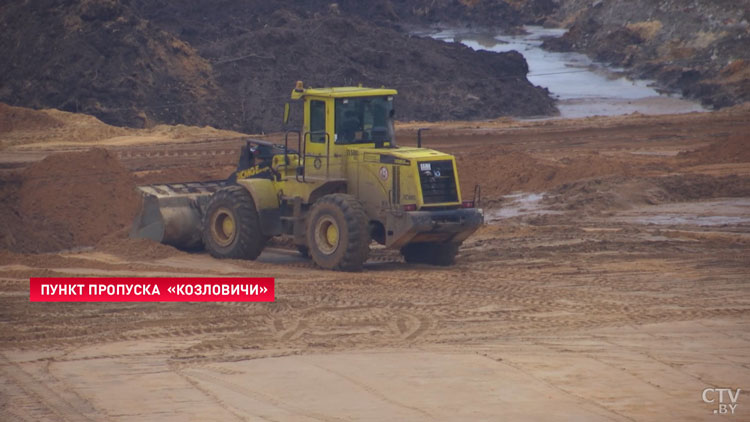 В Беларуси строят самую большую в Европе зону ожидания для грузового транспорта-4