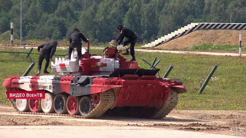 АрМИ-2019: белорусский экипаж выступит в полуфинале «Танкового биатлона» на подмосковном «Алабино» -4