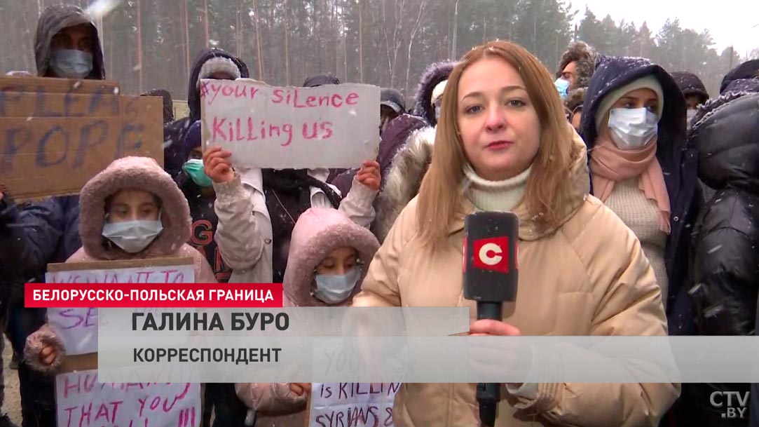 Целая фура гуманитарной помощи, новогоднее настроение и обманчиво хорошие новости. Как прошёл 26-й день беженцев на границе?-1