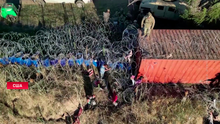Техас без разрешения Вашингтона достроит колючее заграждение на границе с Мексикой-1