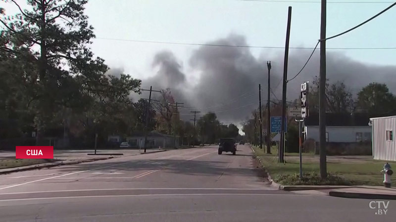 В Техасе пожар на химическом заводе удалось локализовать-7