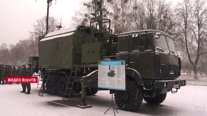 В воинские части радиоэлектронной борьбы Беларуси поступила новая техника-1