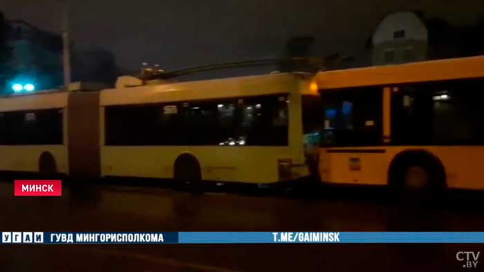 В Минске автобус насмерть сбил водителя троллейбуса. Возбуждено уголовное дело-1