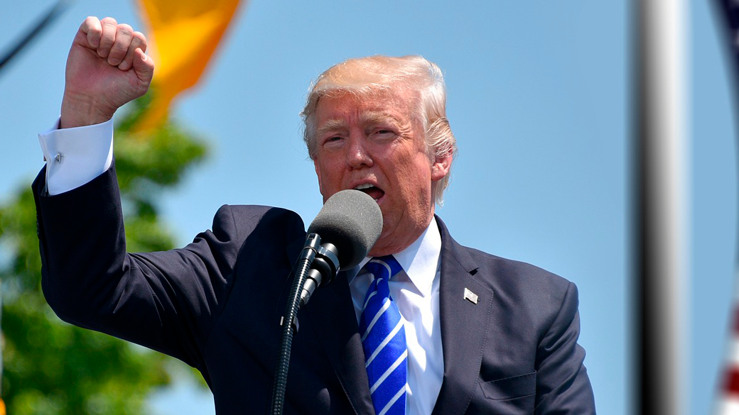Трамп появился в канун Рождества с синяками на запястьях