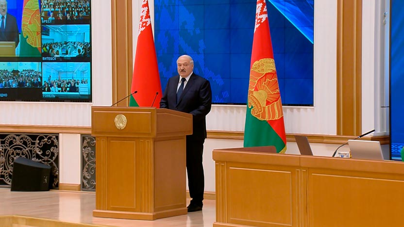 Лукашенко: «Западные партнёры столкнули лбами три братских народа – белорусов, русских и украинцев»