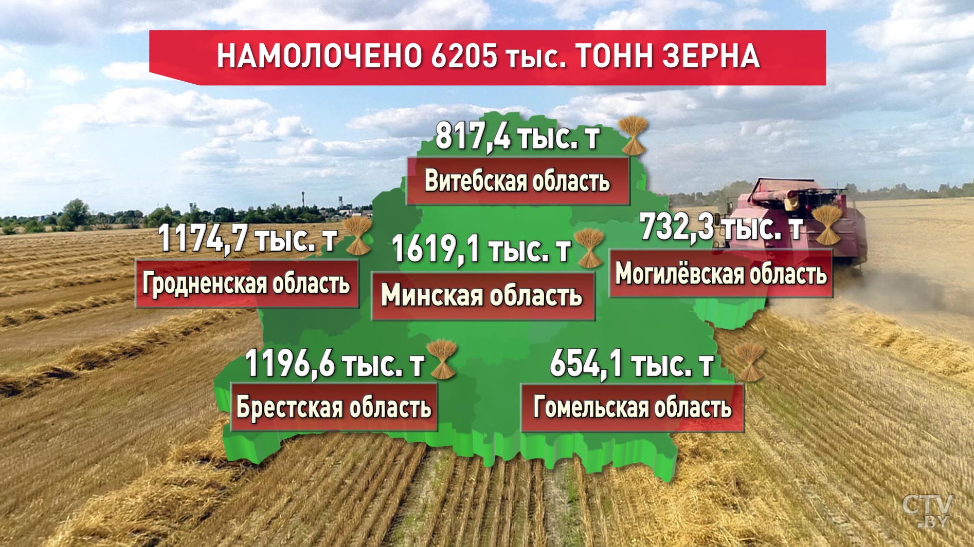 Уборочная кампания-2019. В Беларуси осталось убрать 7% полей-1