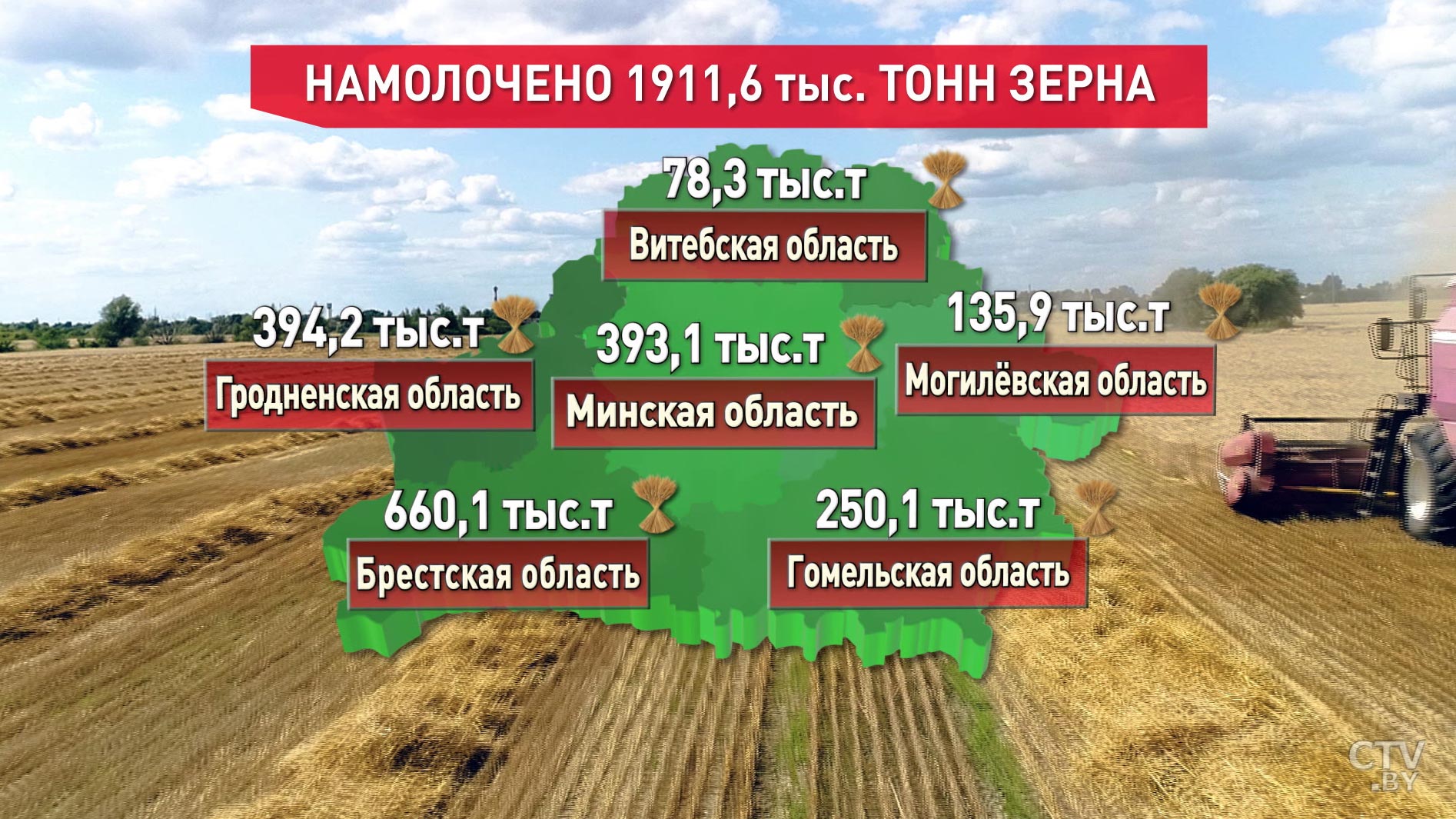 Брестская область лидирует по темпам жатвы, Гродненская – по урожайности-4