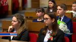 Школьники из Слонимского района получили паспорта в Овальном зале Дома правительства