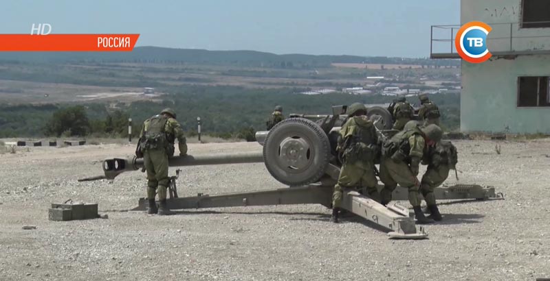 В Борисовском районе прошли масштабные военные учения по ведению оборонительного боя