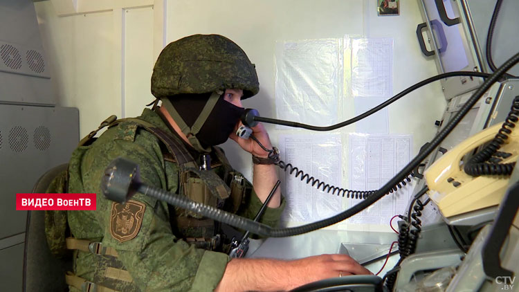 Бойцы белорусской радиотехнической бригады передислоцировались в новый район для учений-1
