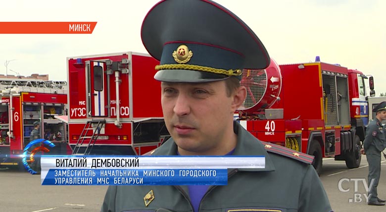 Пожар в одном из зданий ПВТ: учения МЧС прошли в Минске 22 мая-7