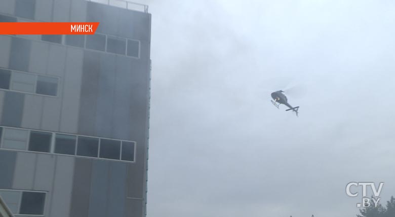 Пожар в одном из зданий ПВТ: учения МЧС прошли в Минске 22 мая-10