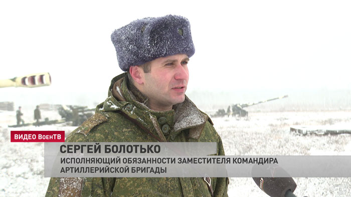 На Брестском полигоне артиллерийские подразделения отработали стрельбу прямой наводкой-7