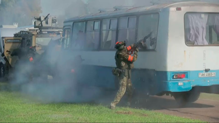 Силы спецназа стран ОДКБ отработали взаимодействие на учениях в Бресте