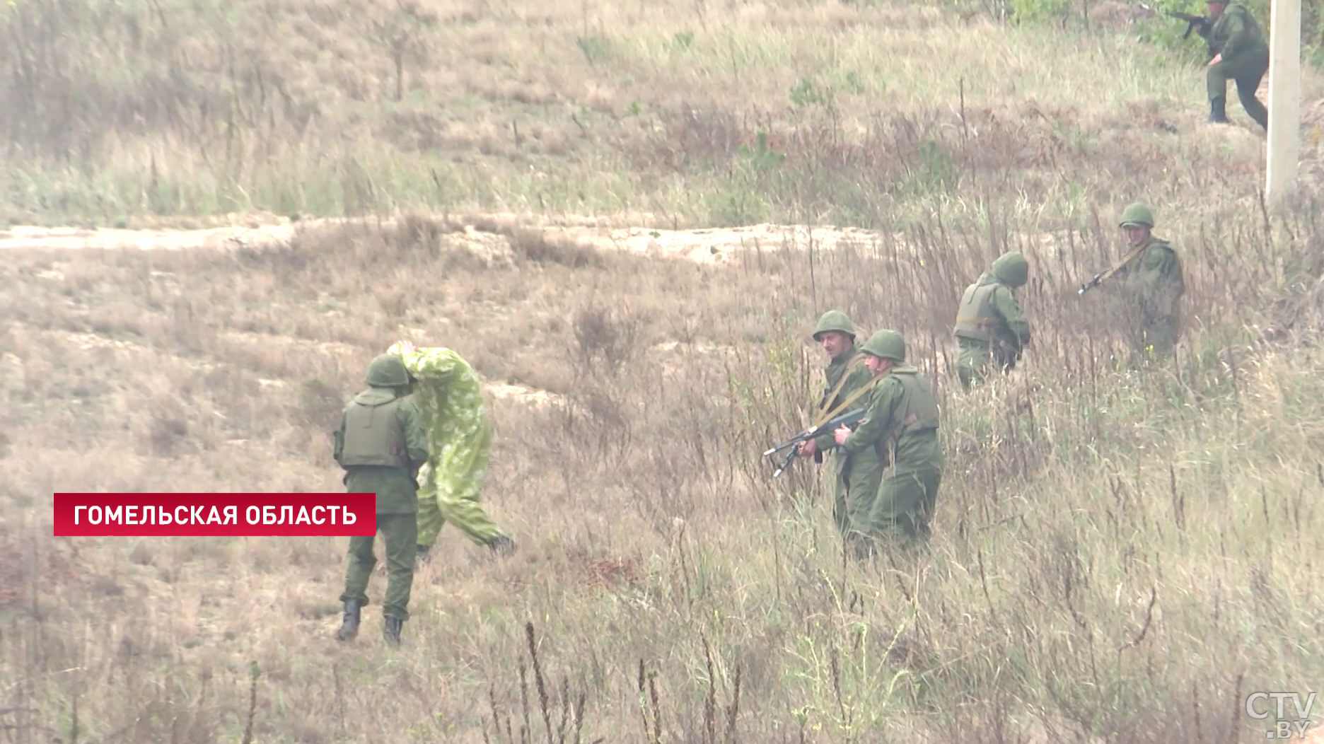 Командно-штабную тренировку войск территориальной обороны провели в Мозырском районе-1