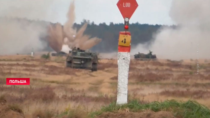 Польша объявила о начале масштабных военных учений в нескольких км от белорусской границы