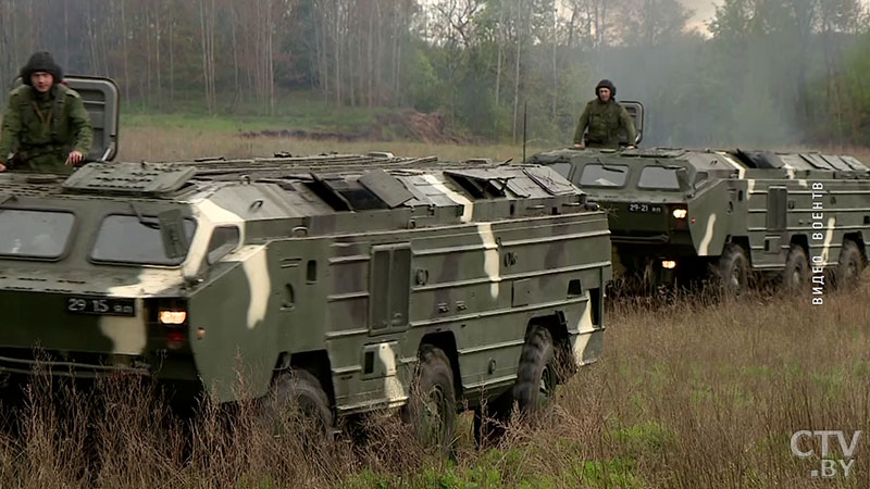 «С высоким качеством выполнили задачи». Как в белорусской армии проходят тактические учения ракетчиков -5