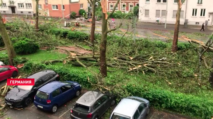 В Германии из-за сильного шторма погиб мужчина, ещё 40 человек пострадали-1