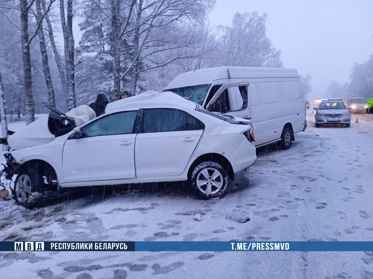 В аварии в Молодечненском районе погибли два человека, есть пострадавшие