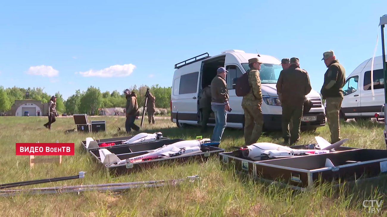 В Берёзе прошёл показ возможностей отечественных беспилотников-7