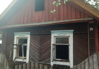 В Бобруйске горел жилой дом, погиб мужчина 