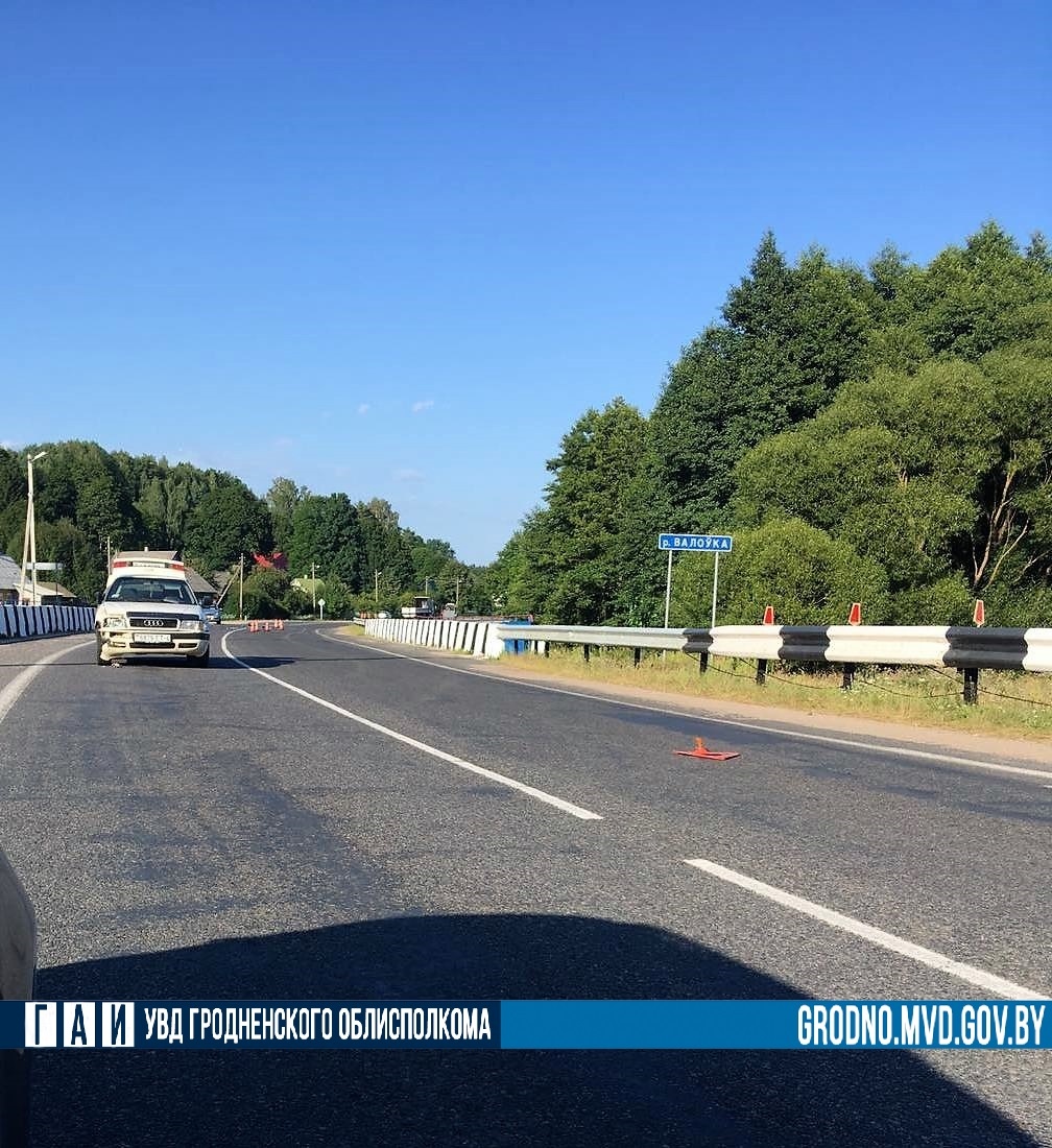 В Гродненской области столкнулись мопед Hors и легковушка Audi-4