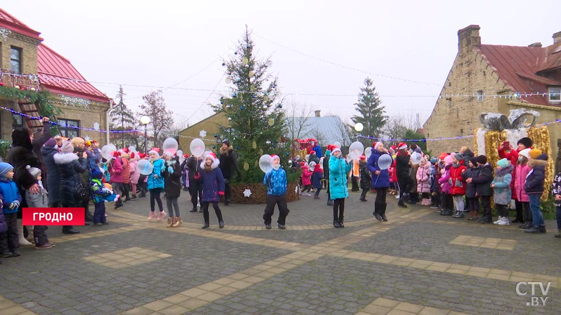 Будет ждать гостей ежедневно. В Гродно открылось поместье Деда Мороза-16