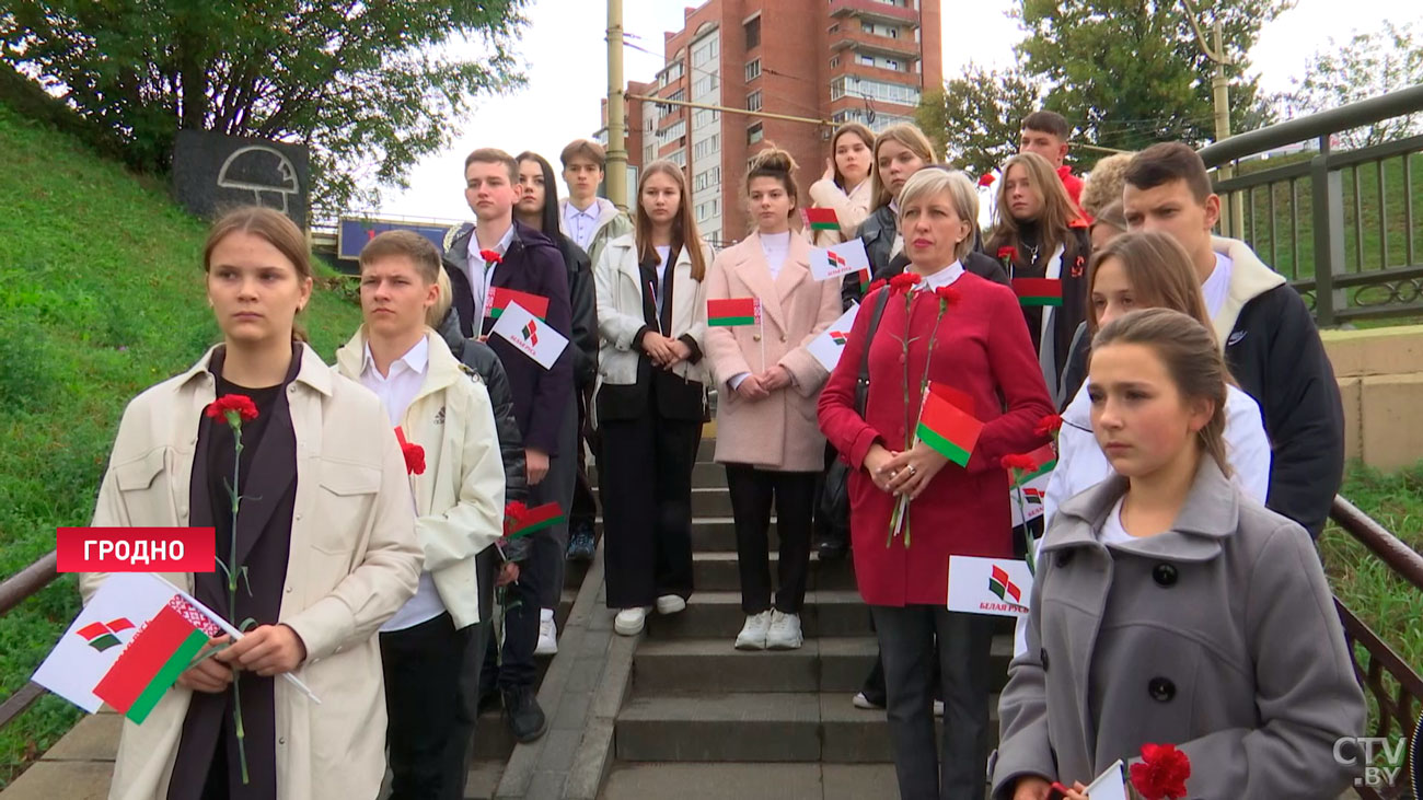 ​В Гродно почтили память участника боёв за освобождение Западной Беларуси Григория Горновых-1