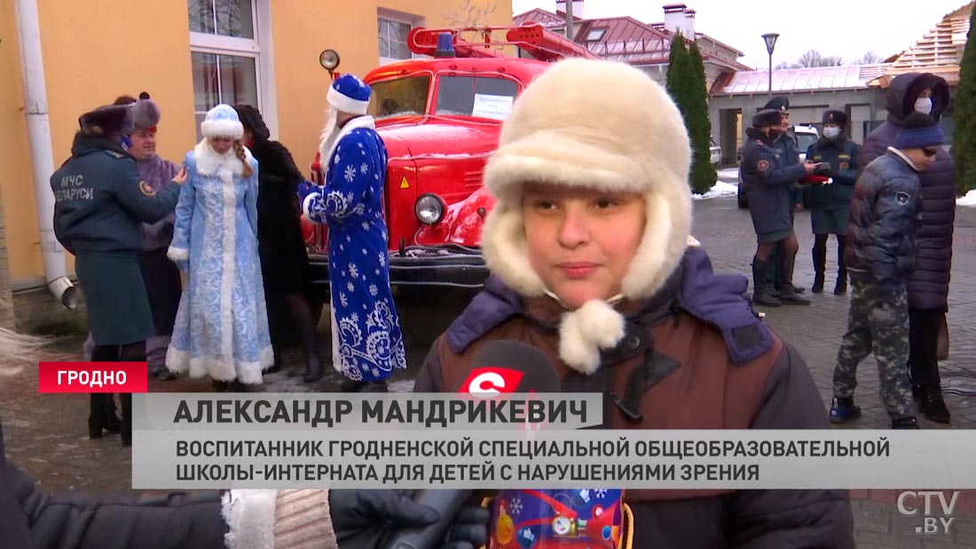 В Гродно зажгли самую необычную ёлку страны. Ею стала 33-метровая пожарная каланча-7 В Гродно зажгли самую необычную ёлку страны. Ею стала 33-метровая пожарная каланча-7