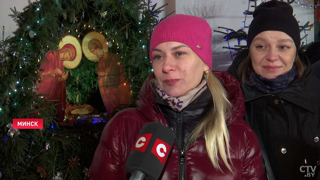 «Мы не так ждём Нового года, как этой ночи». В Минске в Кафедральном соборе началось Рождественское богослужение-10