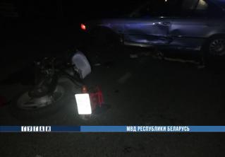 В Минском районе в результате столкновения с BMW погиб мотоциклист 