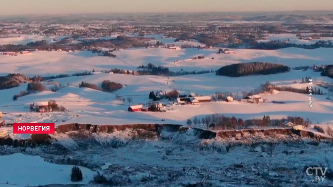 В Норвегии на месте схода оползня найдены тела семерых человек-1