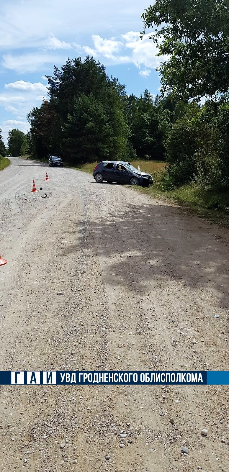 В Островецком районе перевернулась Dacia, погибла пассажирка -1