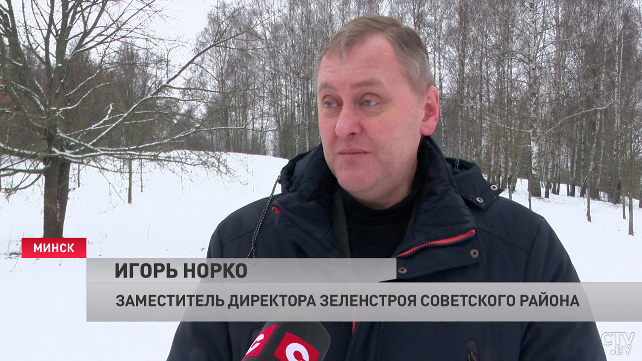 В Советском районе обустроили лыжную трассу-4