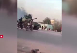 В Судане группа военных на танках хотела совершить госпереворот
